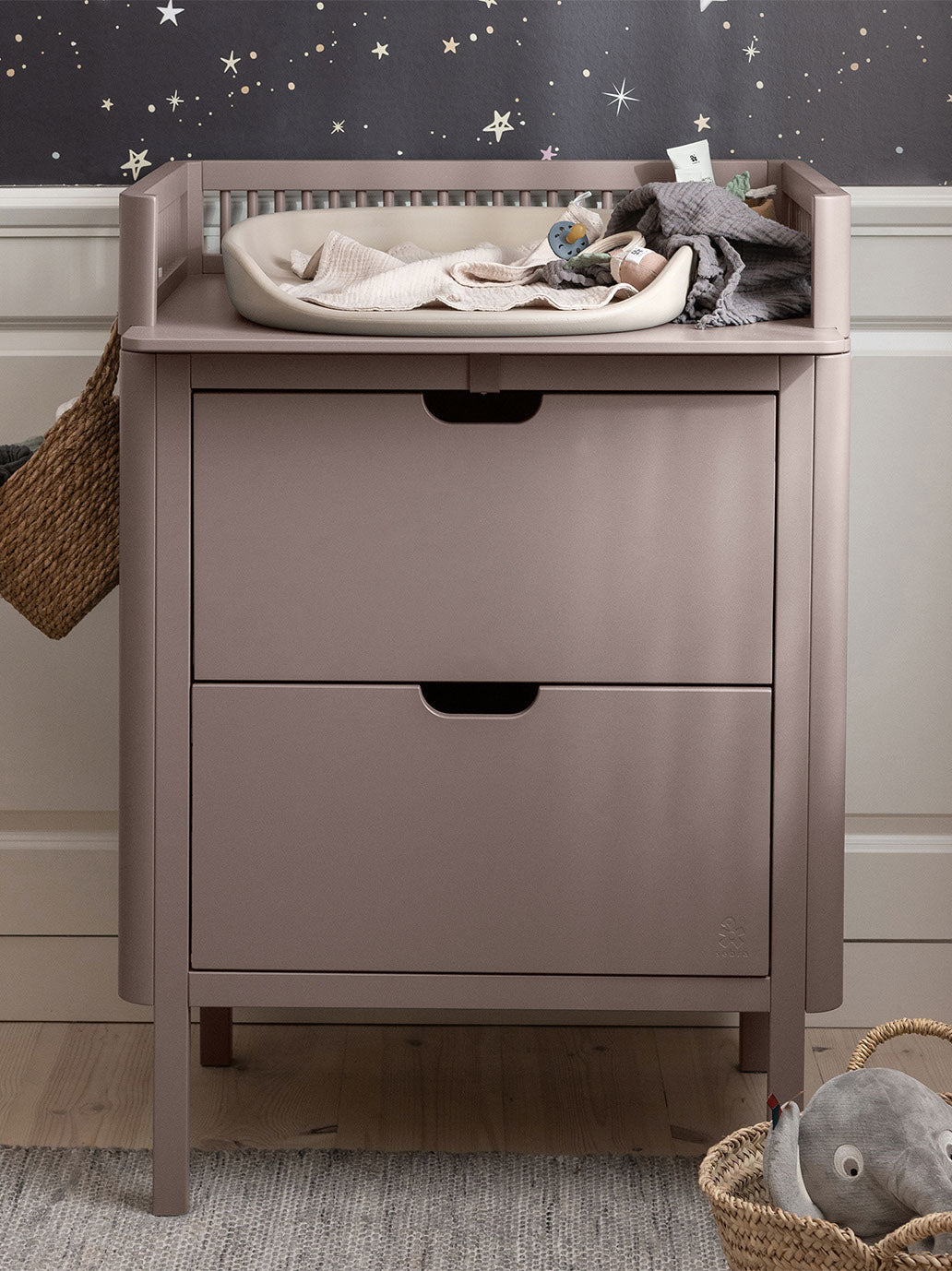 Komoda do przewijania z szufladami Sebra BÉBÉ Concept 