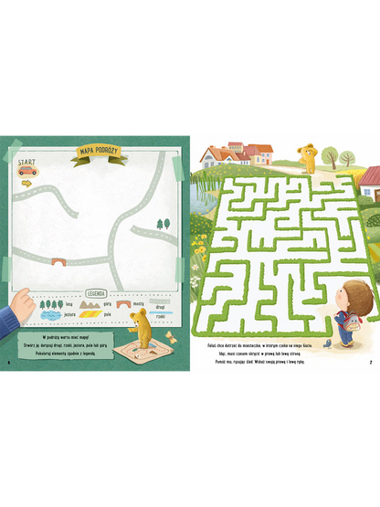 Zabawy z Felusiem i Guciem. Zeszyt z naklejkami Wydawnictwo Nasza Ksiegarnia BÉBÉ Concept 