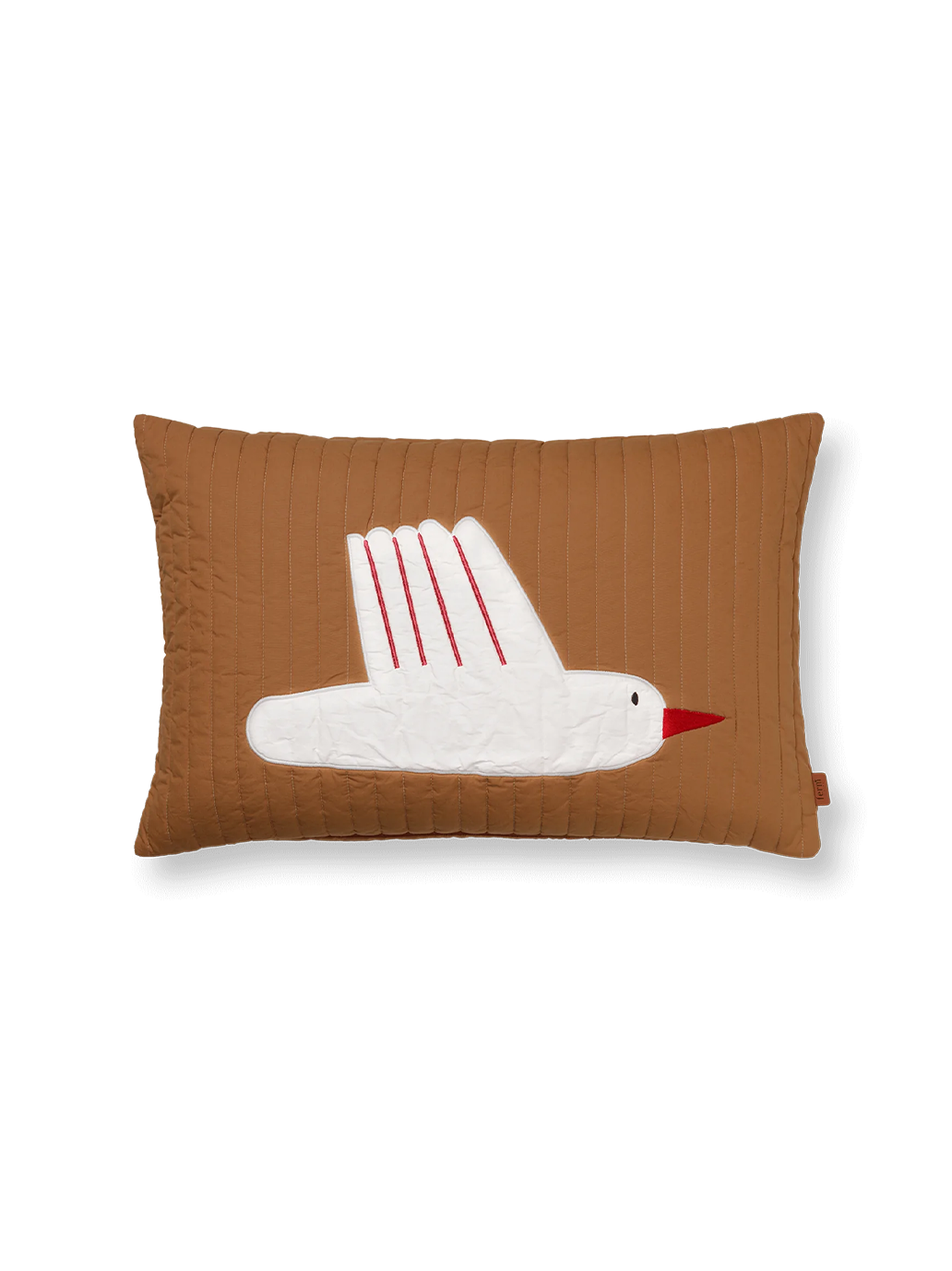 Pikowana poduszka z ptakiem Ferm Living BÉBÉ Concept