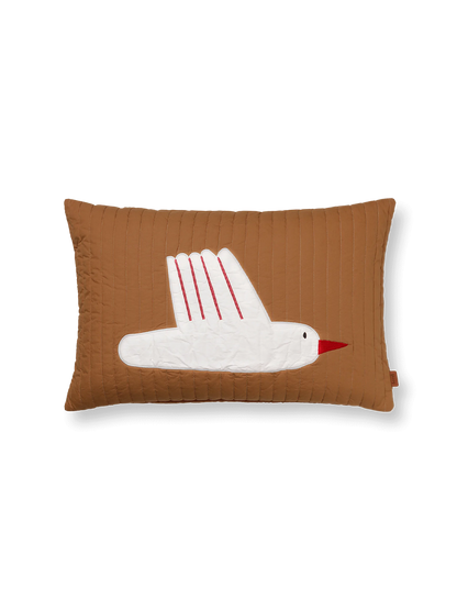 Pikowana poduszka z ptakiem Ferm Living BÉBÉ Concept