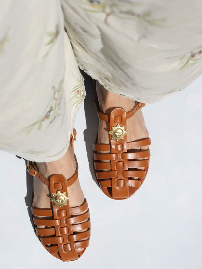 Skórzane sandały Fisherman Mama Praia BÉBÉ Concept 