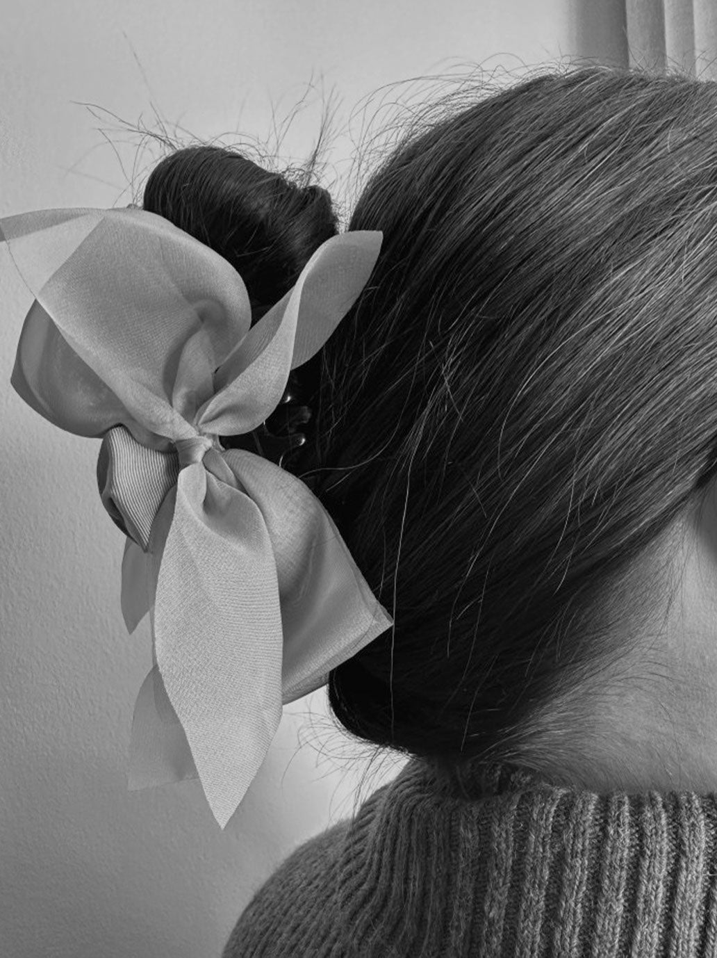 Spinka klamra do włosów Bow Claw SEAFOAM