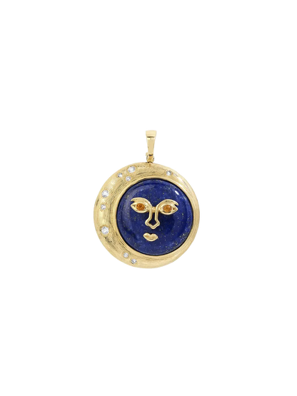 Zawieszka wysadzana kamieniami szlachetnymi Moon Eclipse Anna + Nina BEBE Concept 