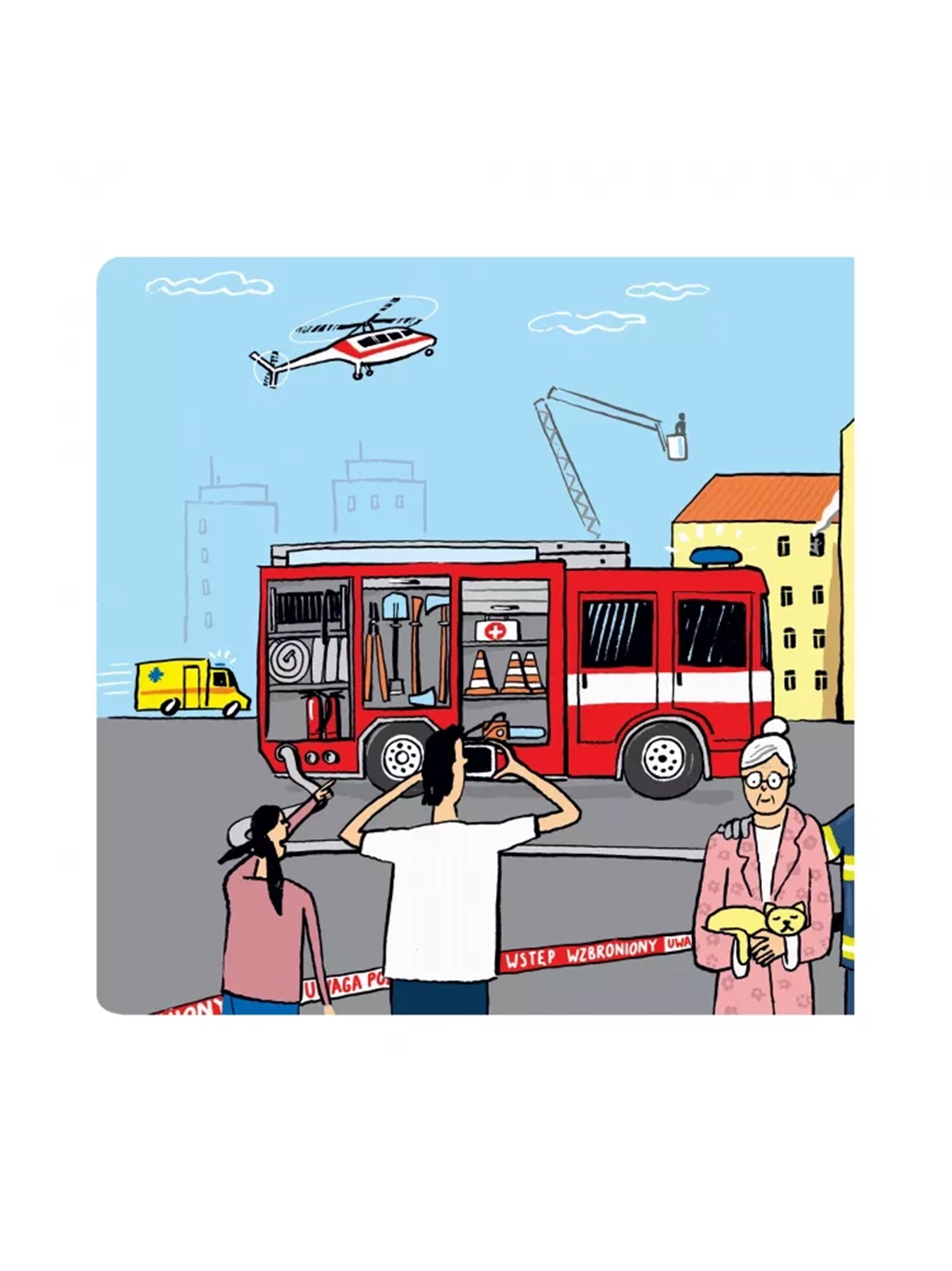 Strażacy. Mini książka interaktywna Albi BÉBÉ Concept 