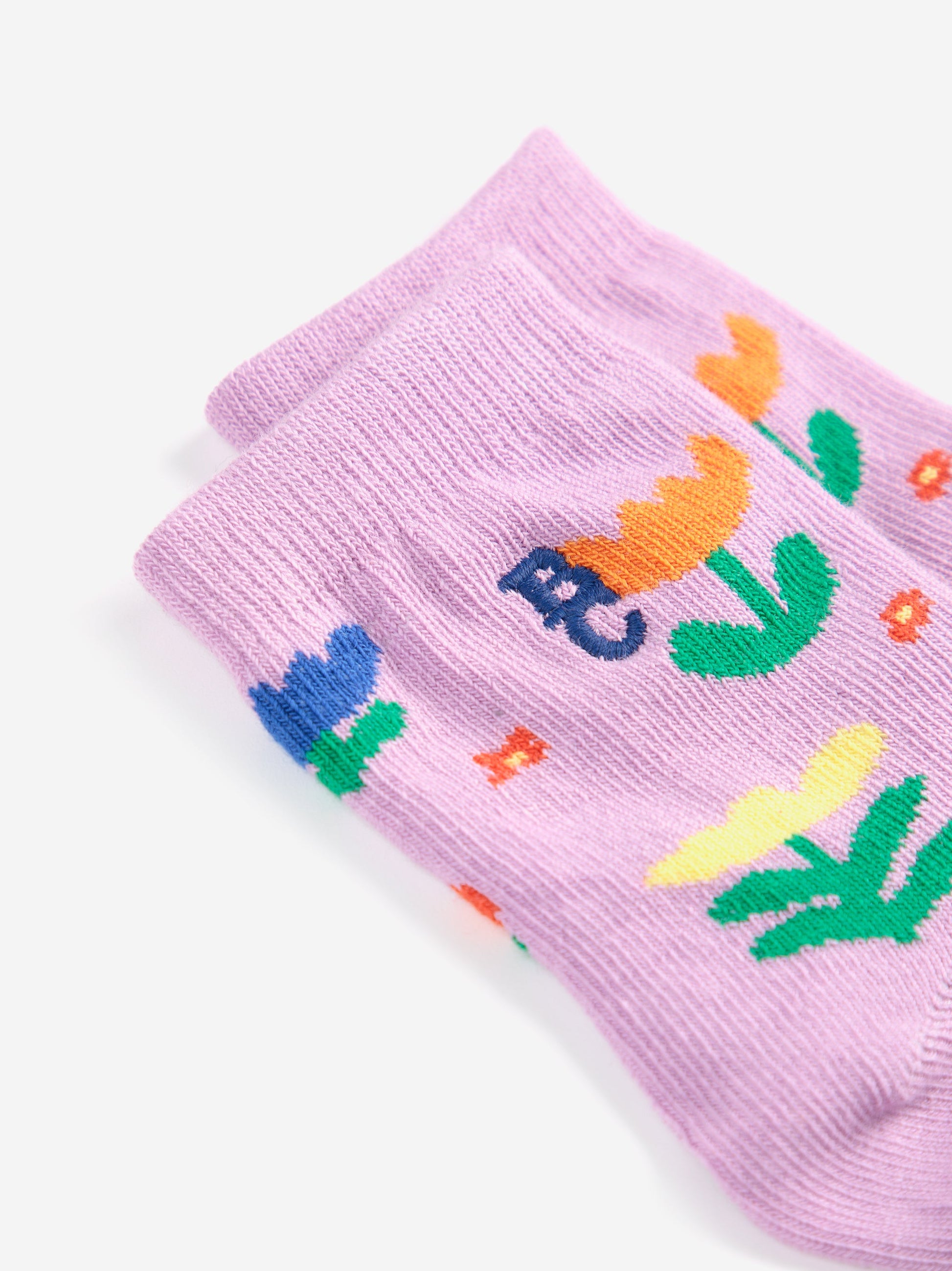 Skarpetki niemowlęce Garden Party all over short socks Bobo Choses BÉBÉ Concept 