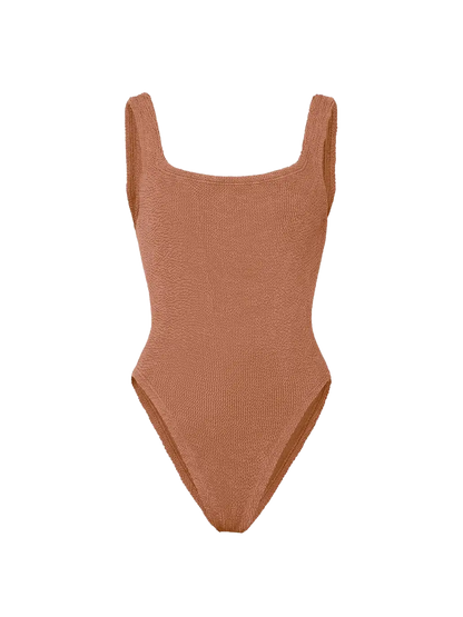 Jednoczęściowy kostium kąpielowy Square Neck Hunza G BÉBÉ Concept 