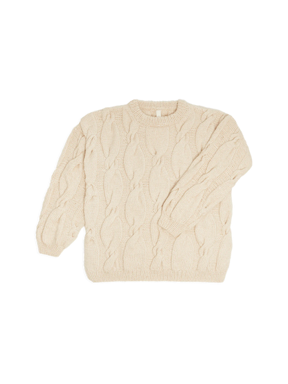 Sweter damski z wełny merino Swirl Mille Family BÉBÉ Concept