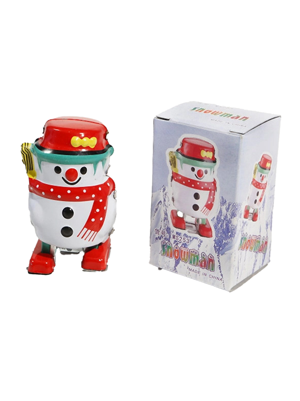 Blaszana retro zabawka Bałwanek Die Blechfabrik BÉBÉ Concept 