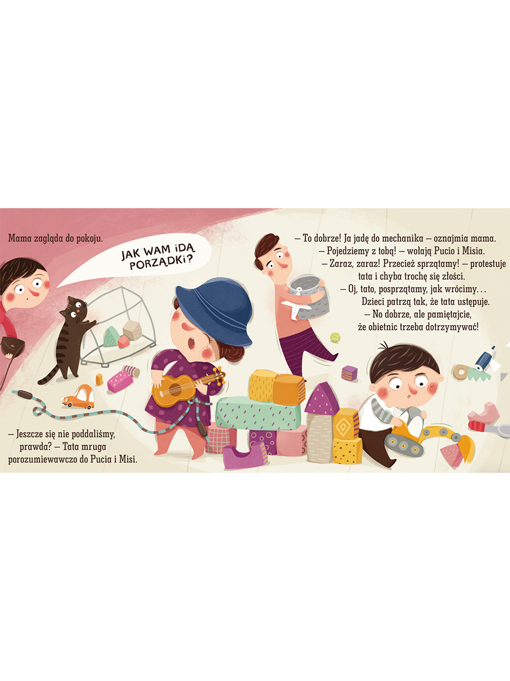 Pucio robi porządek Wydawnictwo Nasza Ksiegarnia BÉBÉ Concept