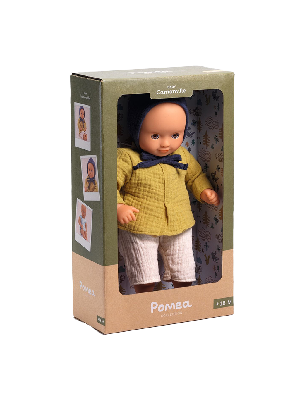 Lalka z ruchomymi powiekami Baby Pomea Djeco BÉBÉ Concept 