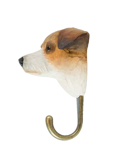 Drewniany haczyk Jack Russel Terrier Wildlife Garden BÉBÉ Concept 