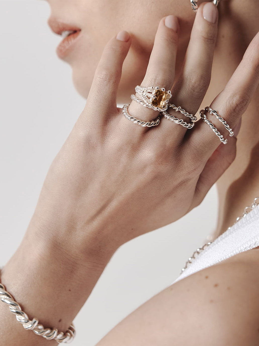 Pierścionek Lasso Mini SILVER