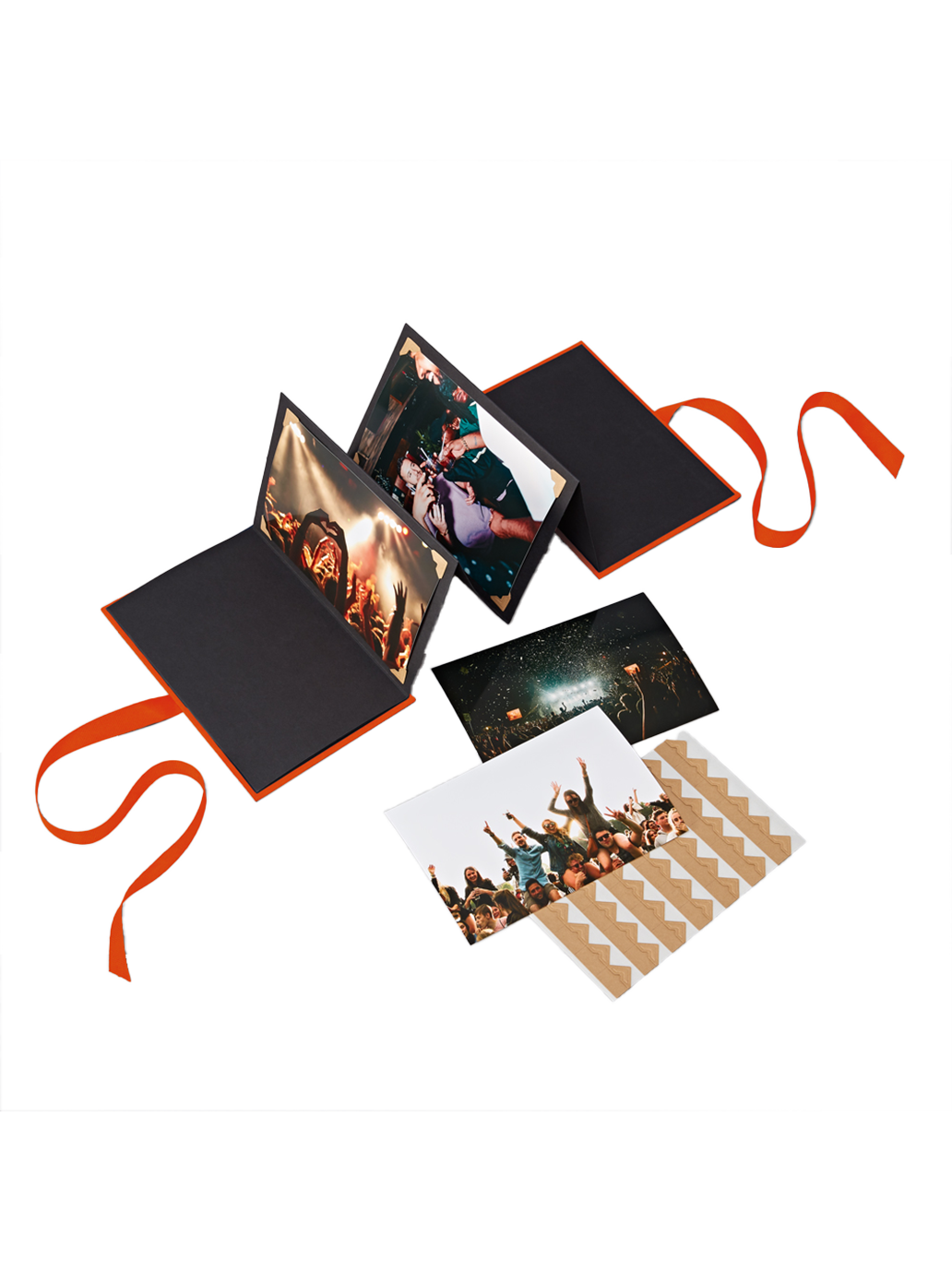 Wiązany album na zdjęcia Leporello Classico Semikolon BÉBÉ Concept 