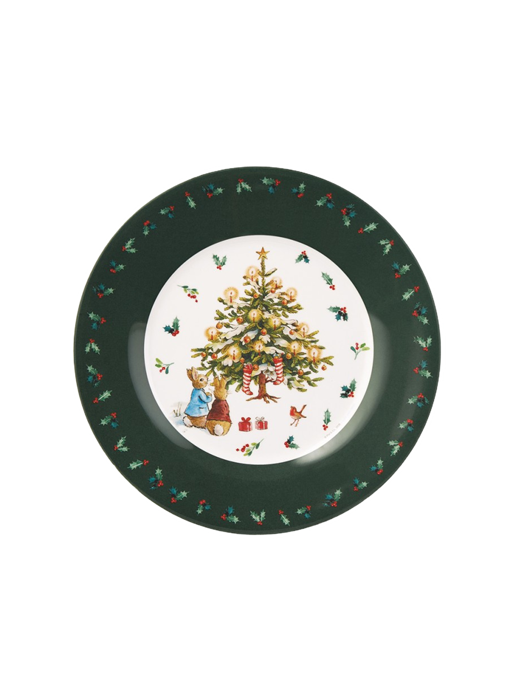 Talerz dziecięcy z melaminy Peter Rabbit Christmas Maison Petit Jour BÉBÉ Concept 