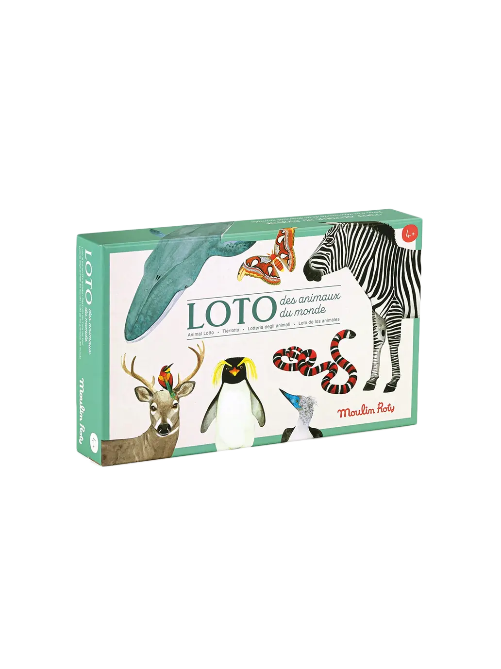 gra edukacyjna Animal Lotto Moulin Roty BÉBÉ Concept