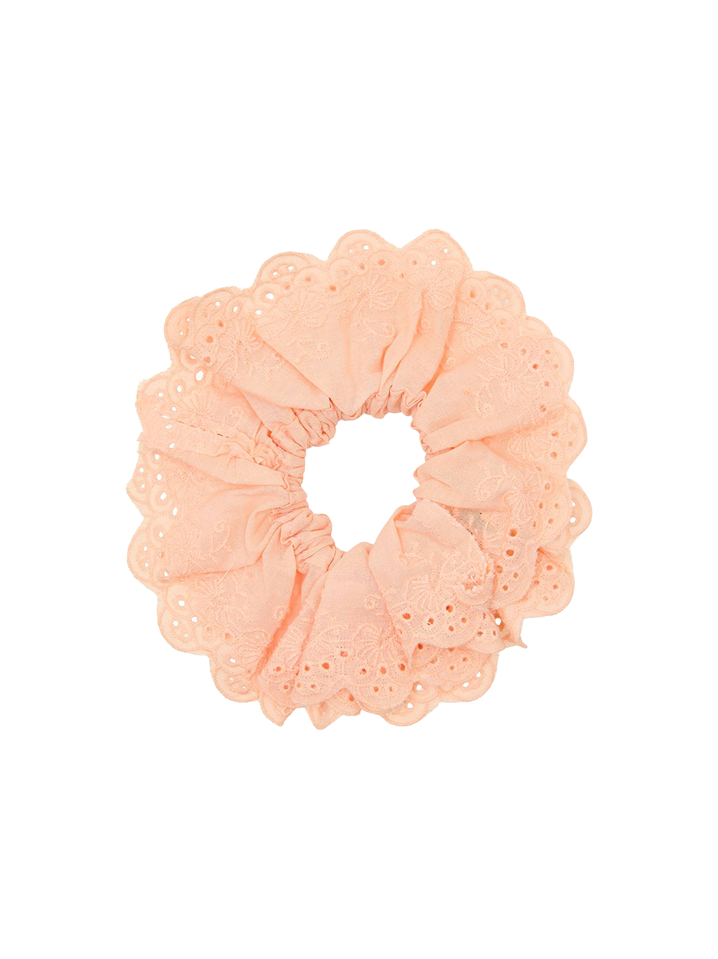 Gumka do włosów Lace scrunchie NUDE