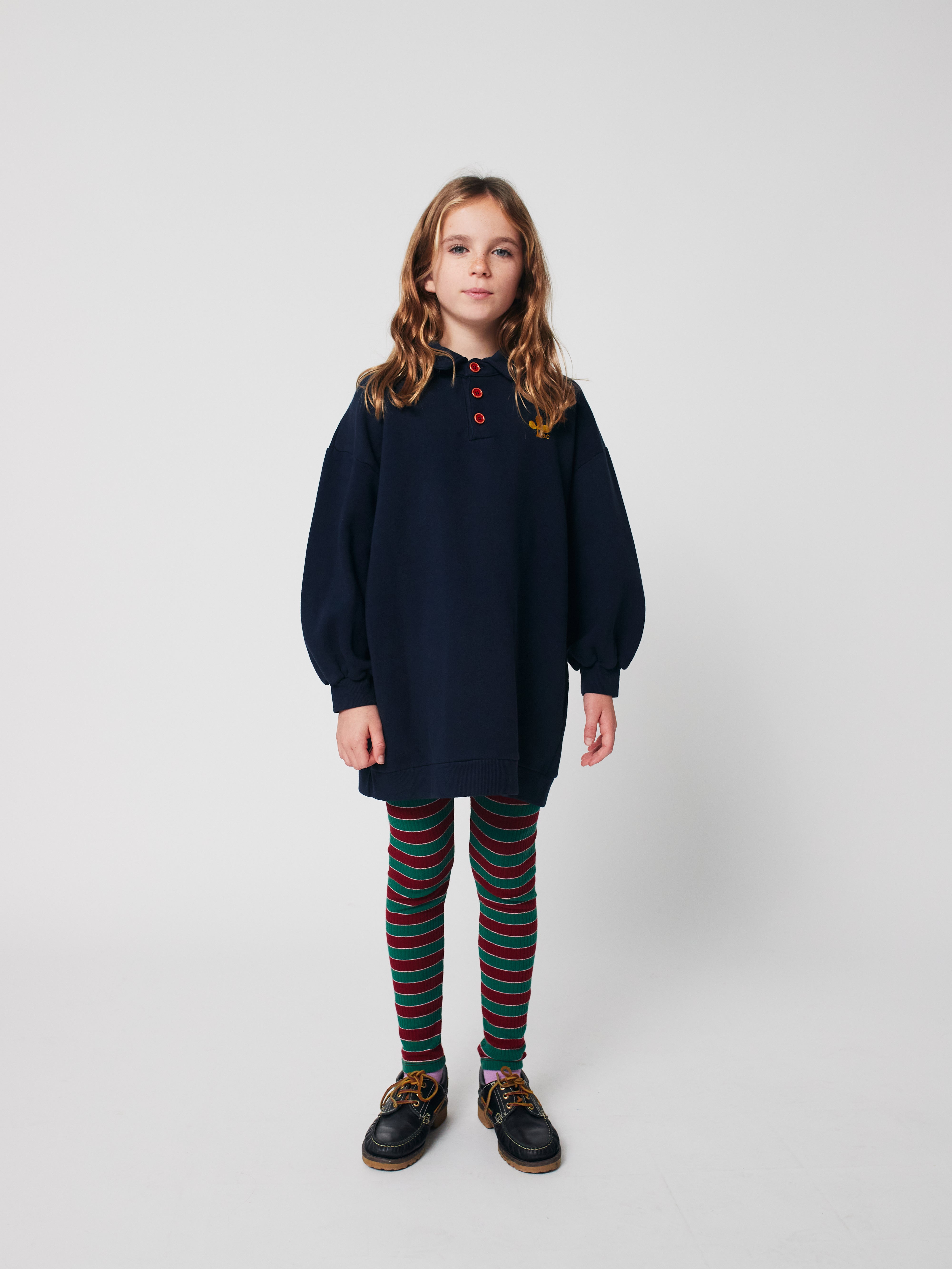 Clover polo sweatshirt dress Kids Bobo Choses BÉBÉ Concept 