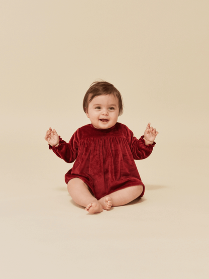 Aksamitna sukienka - rompers Jingle Romper Konges Slojd BÉBÉ Concept