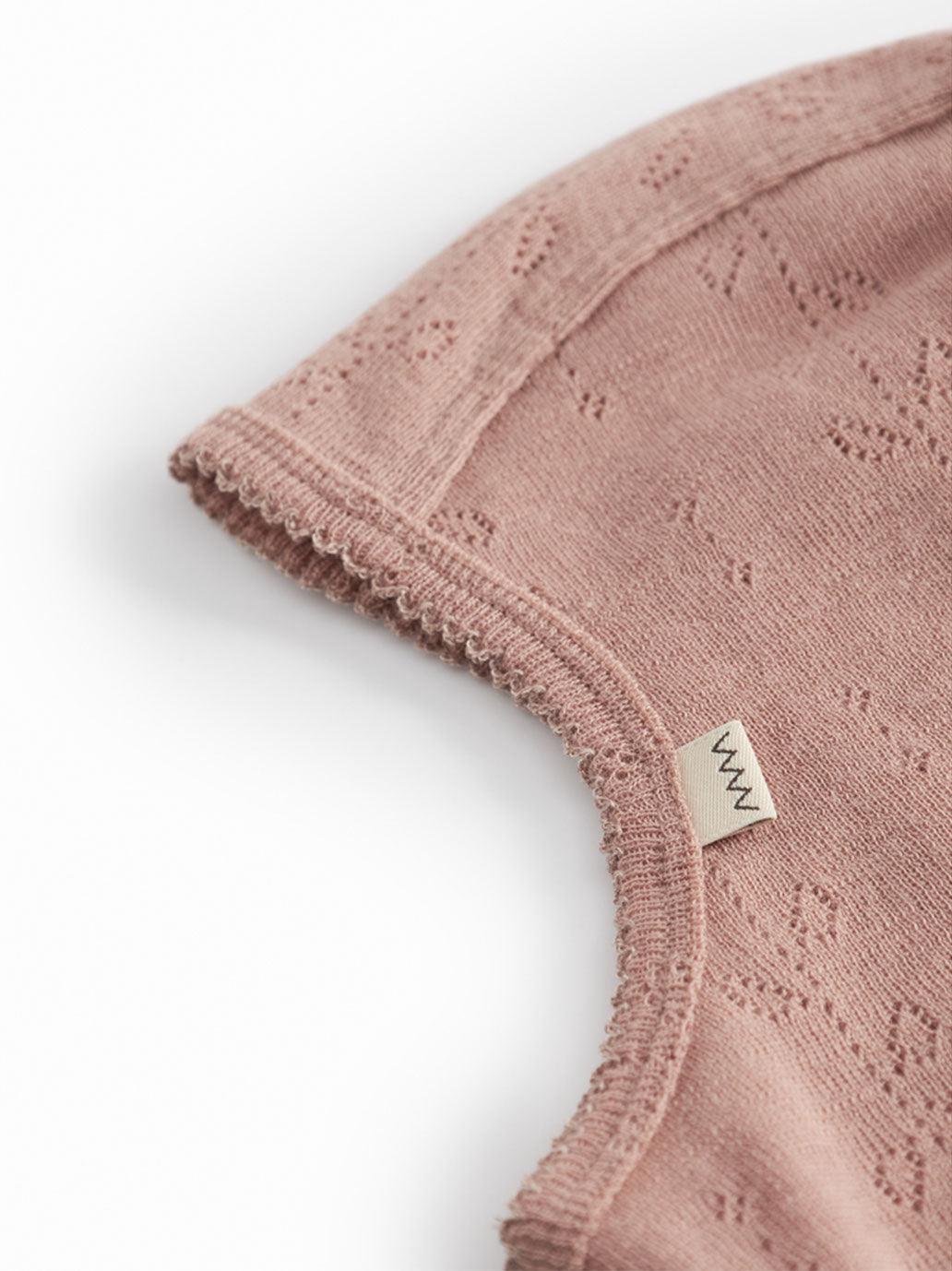 Kominiarka niemowlęca merino Balaclava Pointelle MarMar Copenhagen BÉBÉ Concept 