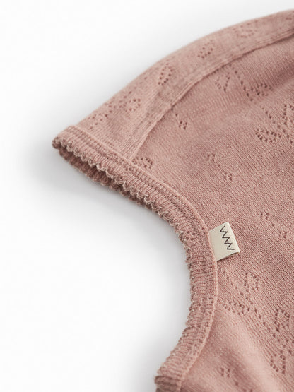 Kominiarka niemowlęca merino Balaclava Pointelle MarMar Copenhagen BÉBÉ Concept 