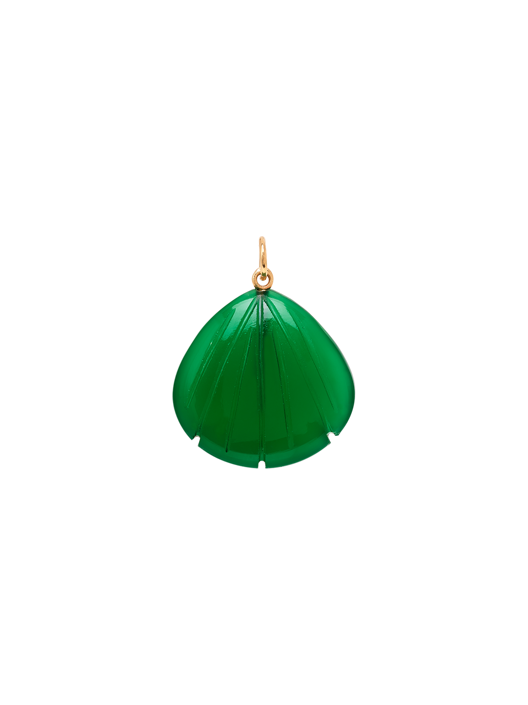Zawieszka Green Onyx Shell Charm