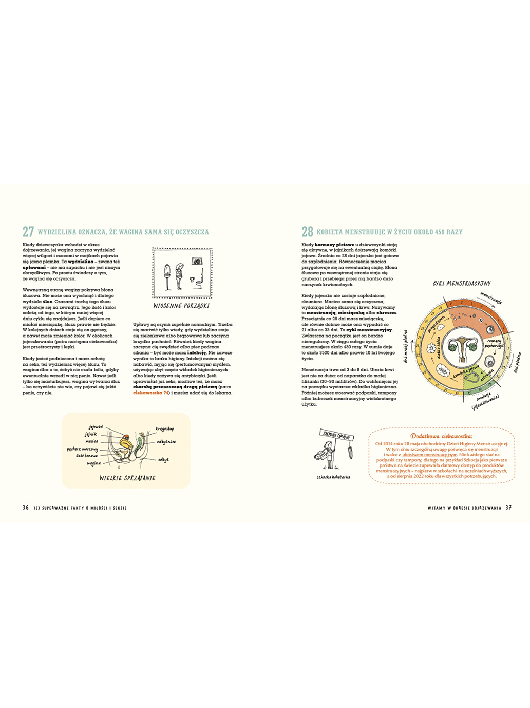 123 Superważne fakty o miłości i seksie Wydawnictwo Nasza Ksiegarnia BÉBÉ Concept