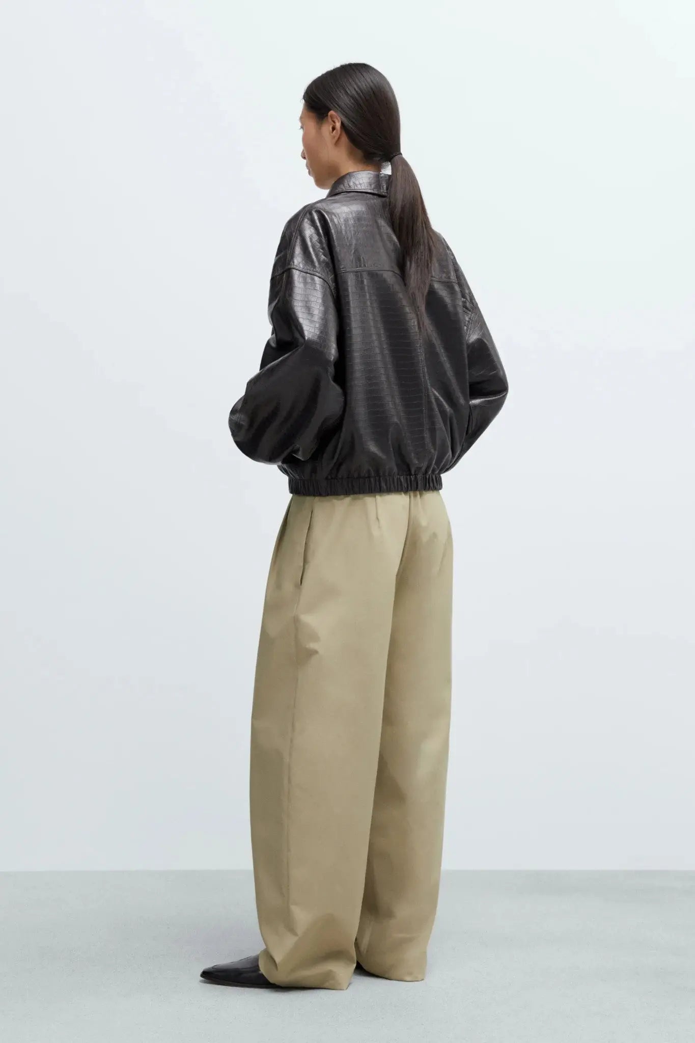 Nappa Bomber Jacket Crocodile Cordera BÉBÉ Concept 