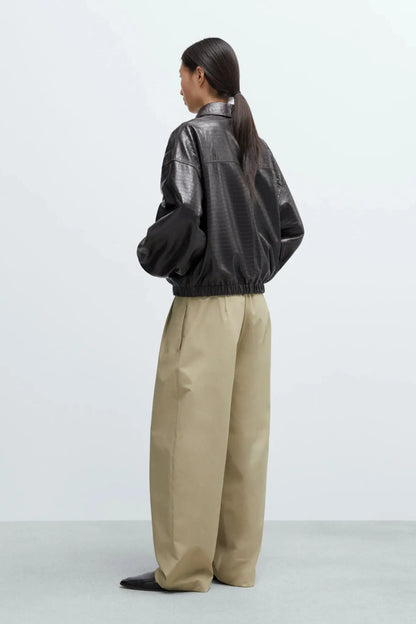 Nappa Bomber Jacket Crocodile Cordera BÉBÉ Concept 