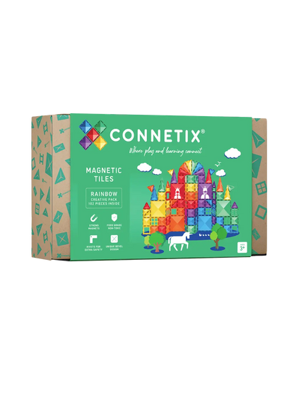 Klocki magnetyczne Rainbow Creative Pack Connetix BÉBÉ Concept 