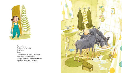 Nusia i bracia łosie Wydawnictwo Zakamarki BÉBÉ Concept