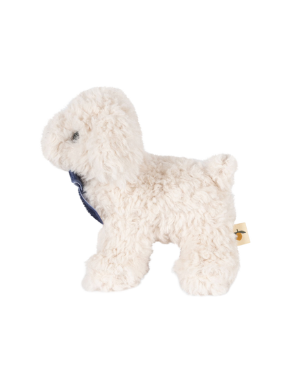 Mini przytulanka Biały Piesek Baby Animal Konges Slojd BÉBÉ Concept 