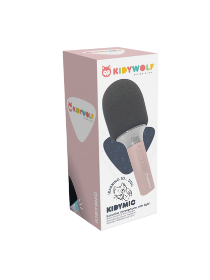 Świecący mikrofon karaoke Kidywolf BÉBÉ Concept 