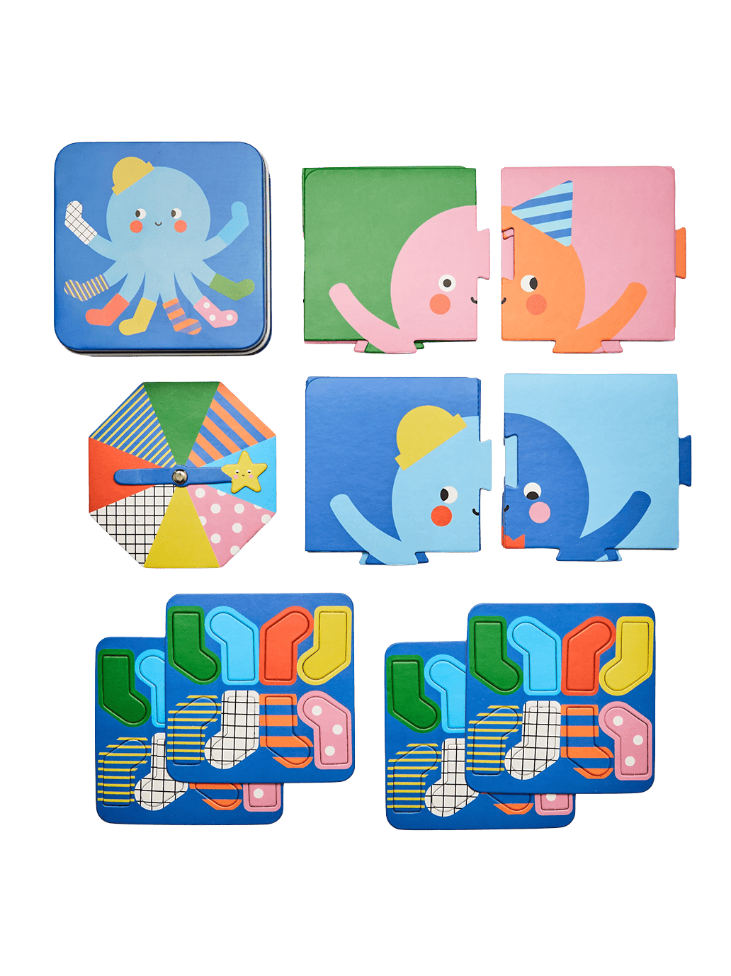 Kidoki On The Go Socktopus Game Kikkerland BÉBÉ Concept 