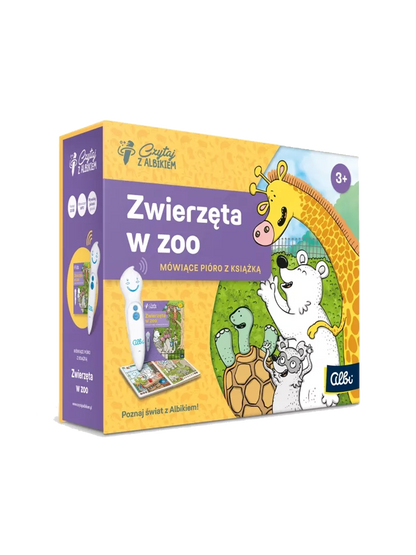 Zwierzęta w zoo. Zestaw książka z piórem Albi BÉBÉ Concept 