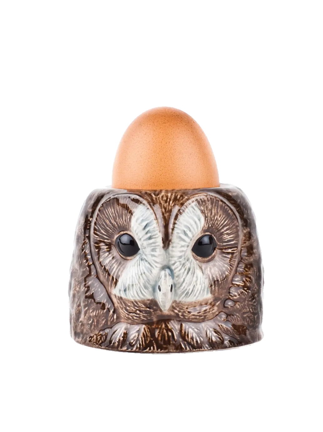 Eierbecher aus Keramik mit Gesicht