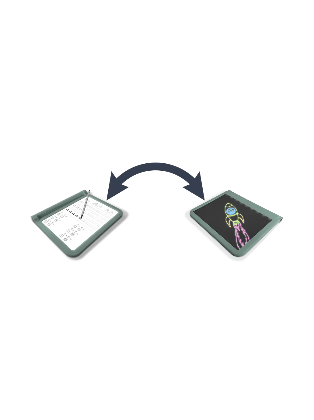 Podświetlany tablet do nauki pisania i rysowania Kidywolf BÉBÉ Concept 