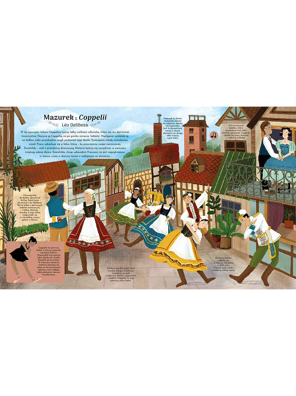Poznajemy balet. Opowieść muzyczna Wydawnictwo Harper BÉBÉ Concept