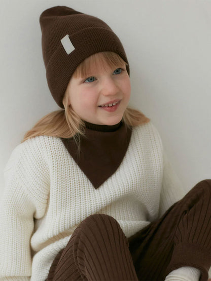 Bandana z wełny merino Fine Mille Family BÉBÉ Concept 