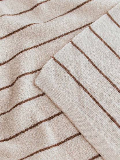 Kocyk merino Harry Hvid BÉBÉ Concept 