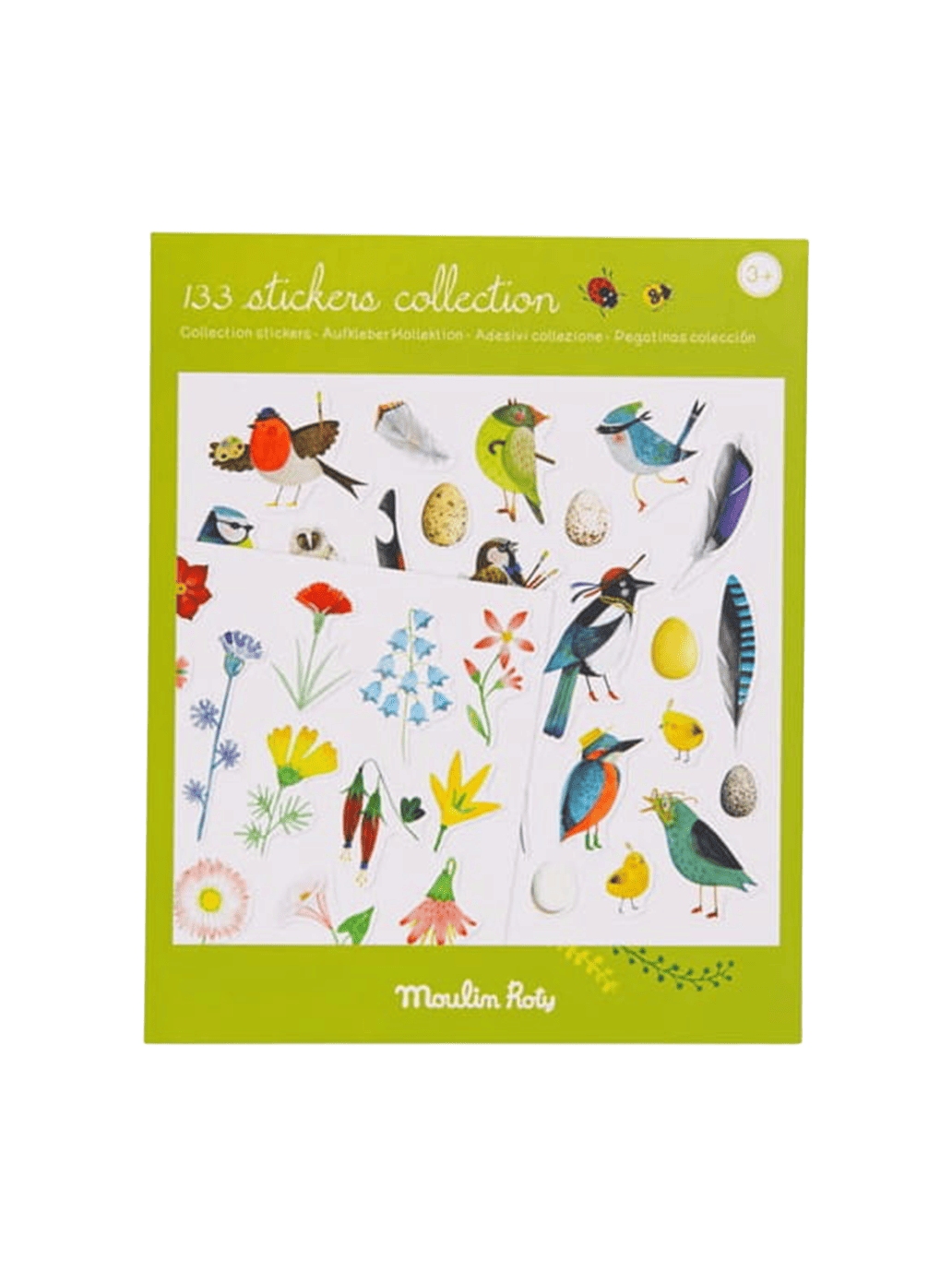 Zestaw arkuszy z naklejkami Collection Moulin Roty BÉBÉ Concept 