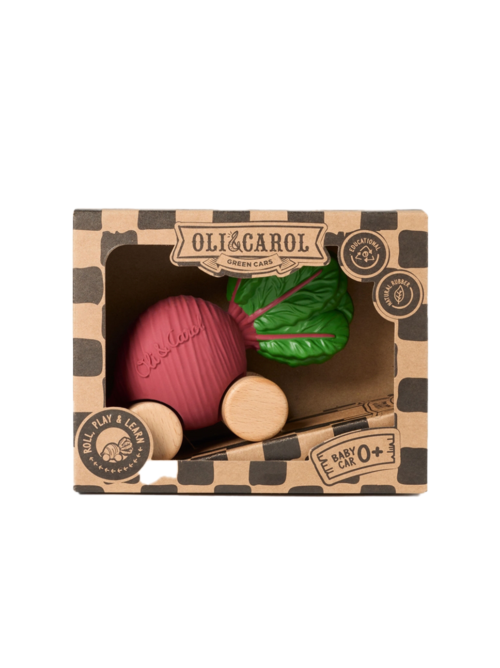 Pierwszy samochodzik z kauczuku Oli & Carol BÉBÉ Concept 