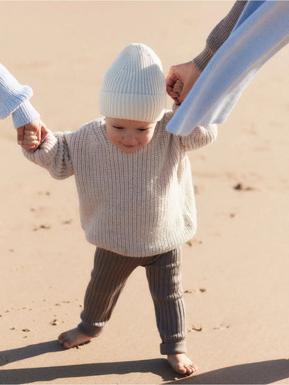 Legginsy z wełny merino dla dzieci Everyday Mille Family BÉBÉ Concept