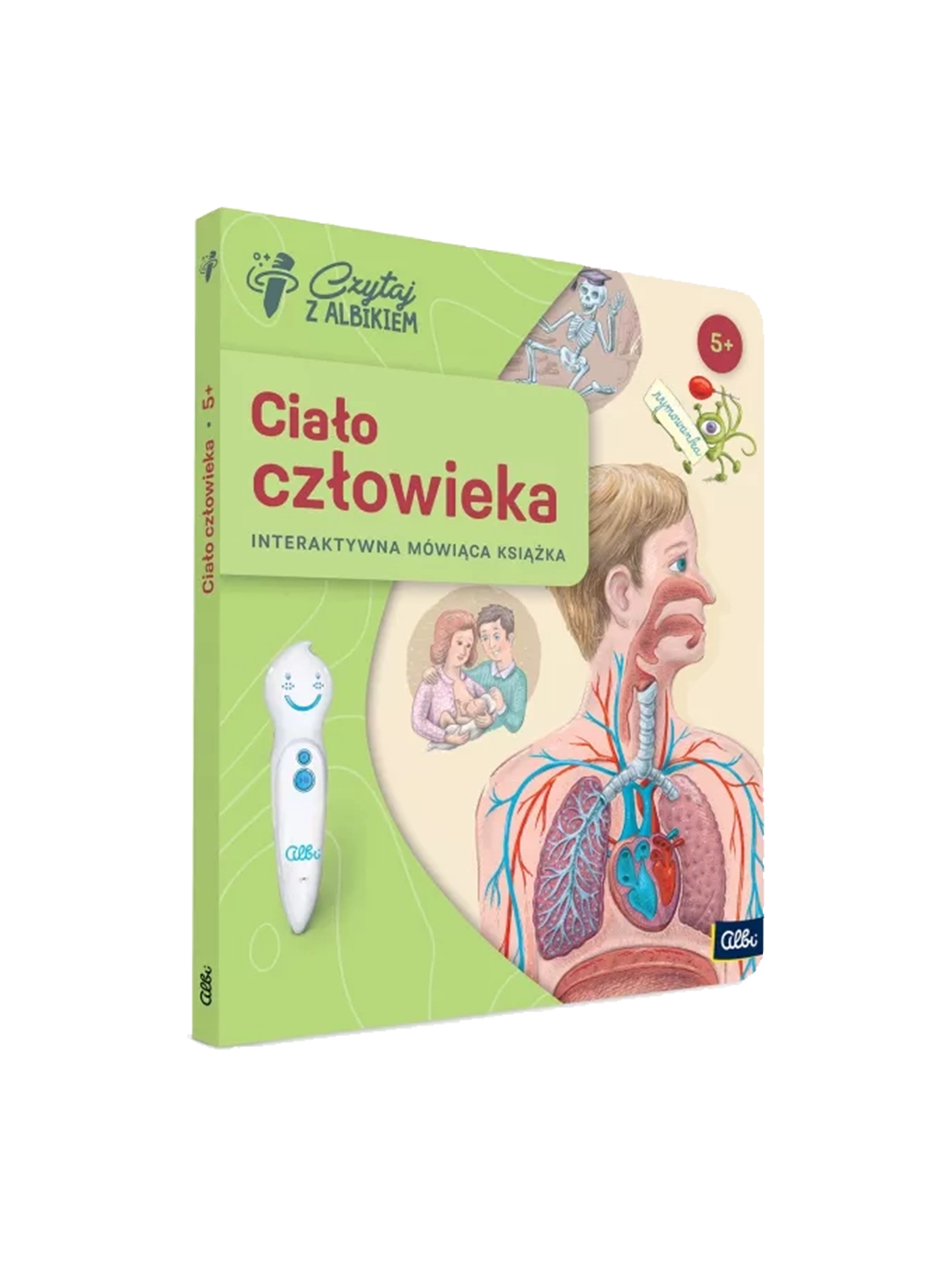 Ciało człowieka. Książka interaktywna Albi BÉBÉ Concept 