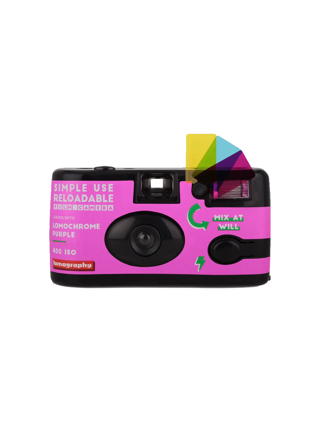 Aparat analogowy wielokrotnego użytku Simple Use Lomography BÉBÉ Concept 