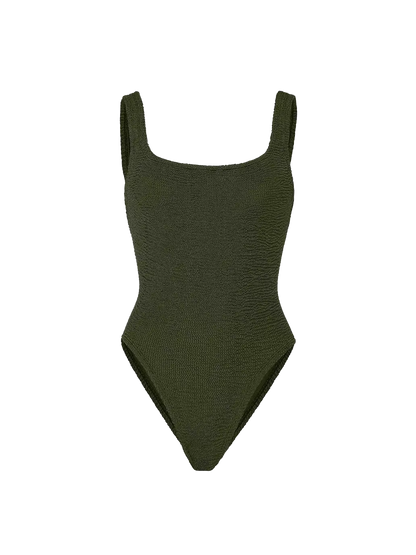 Jednoczęściowy kostium kąpielowy Square Neck Hunza G BÉBÉ Concept 