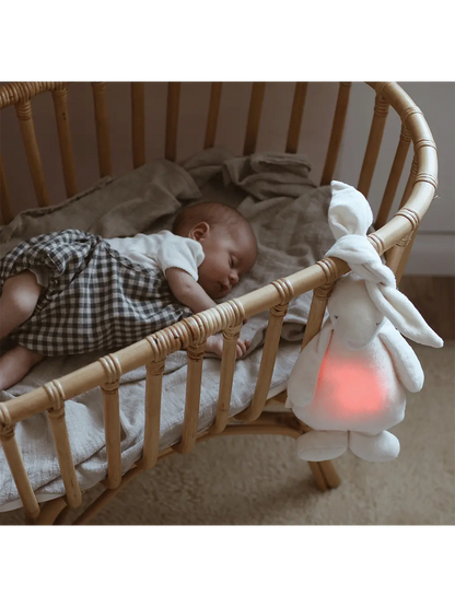 szumiący króliczek z lampką nocną Moonie BÉBÉ Concept