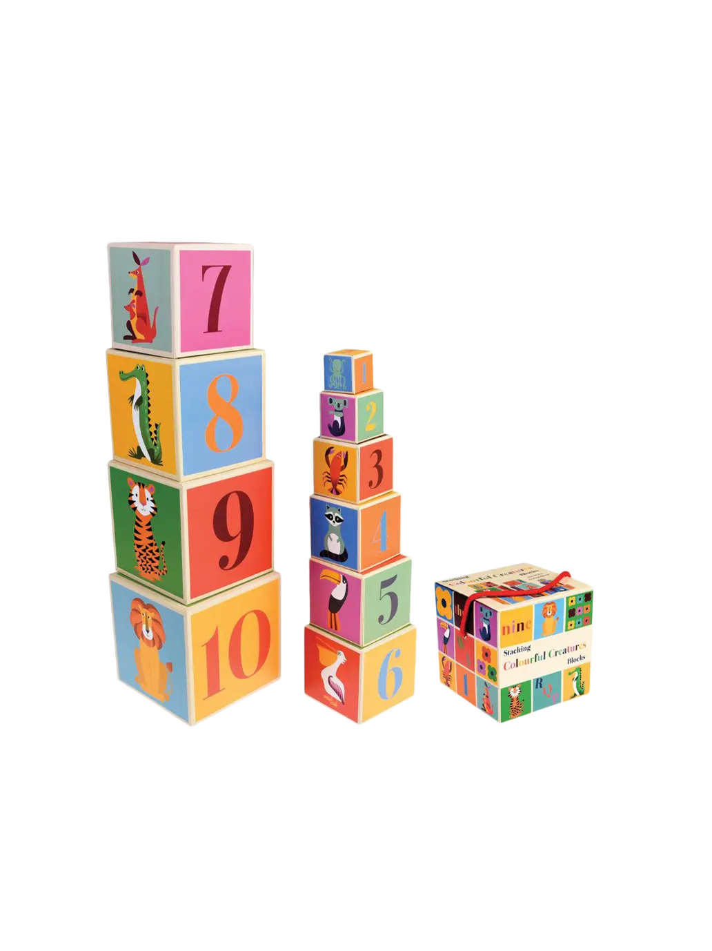 Kartonowa wieża Stacking Blocks Rex London BÉBÉ Concept