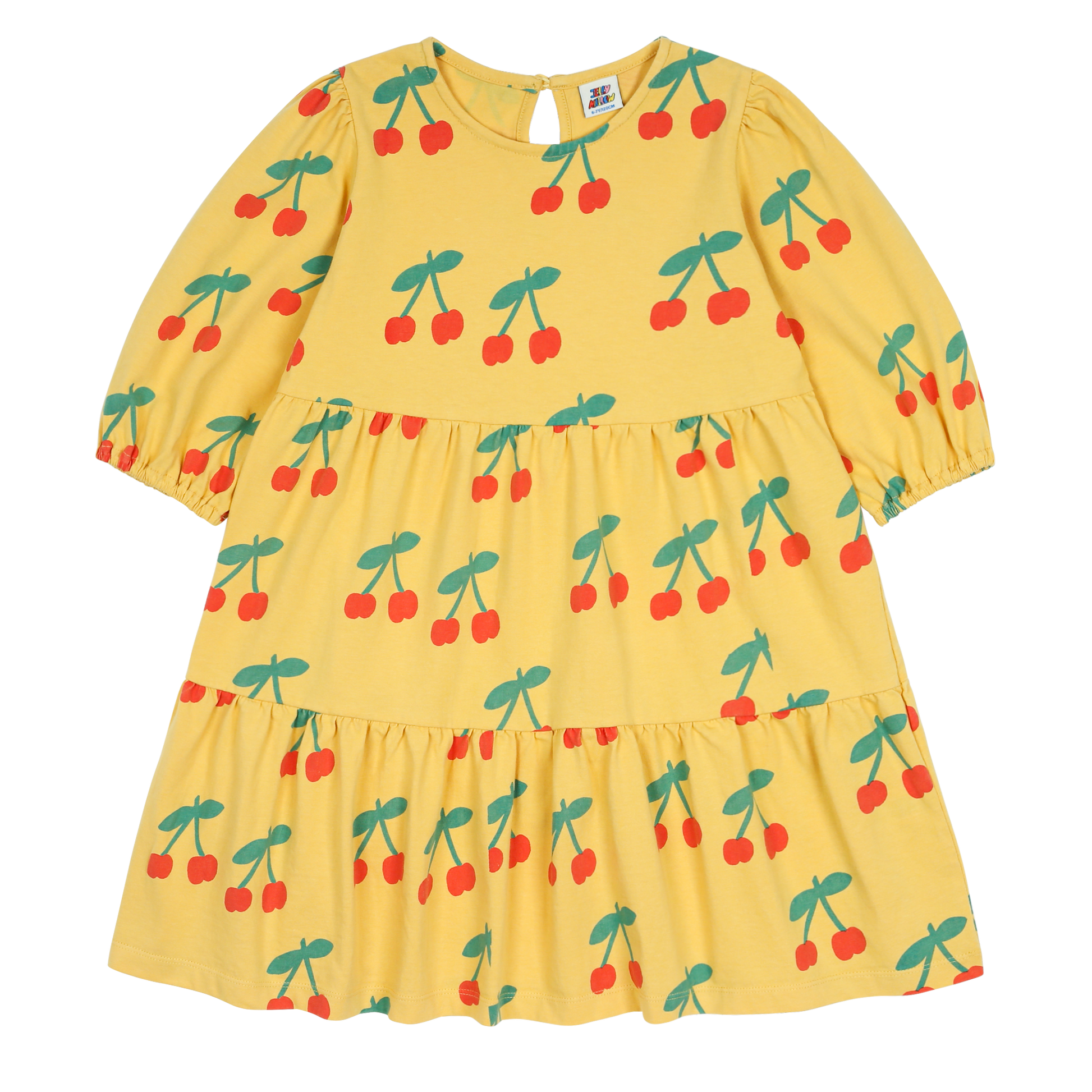 Sukienka Cherry Ruffle Dress Jelly Mallow BÉBÉ Concept 