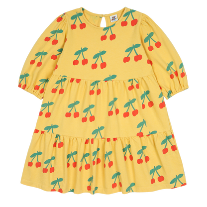 Sukienka Cherry Ruffle Dress Jelly Mallow BÉBÉ Concept 