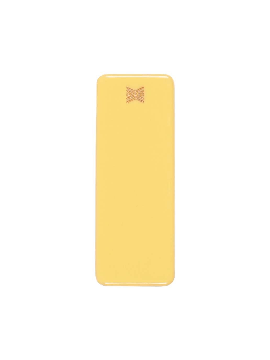 Squared Hair Clip SOFT YELLOW
